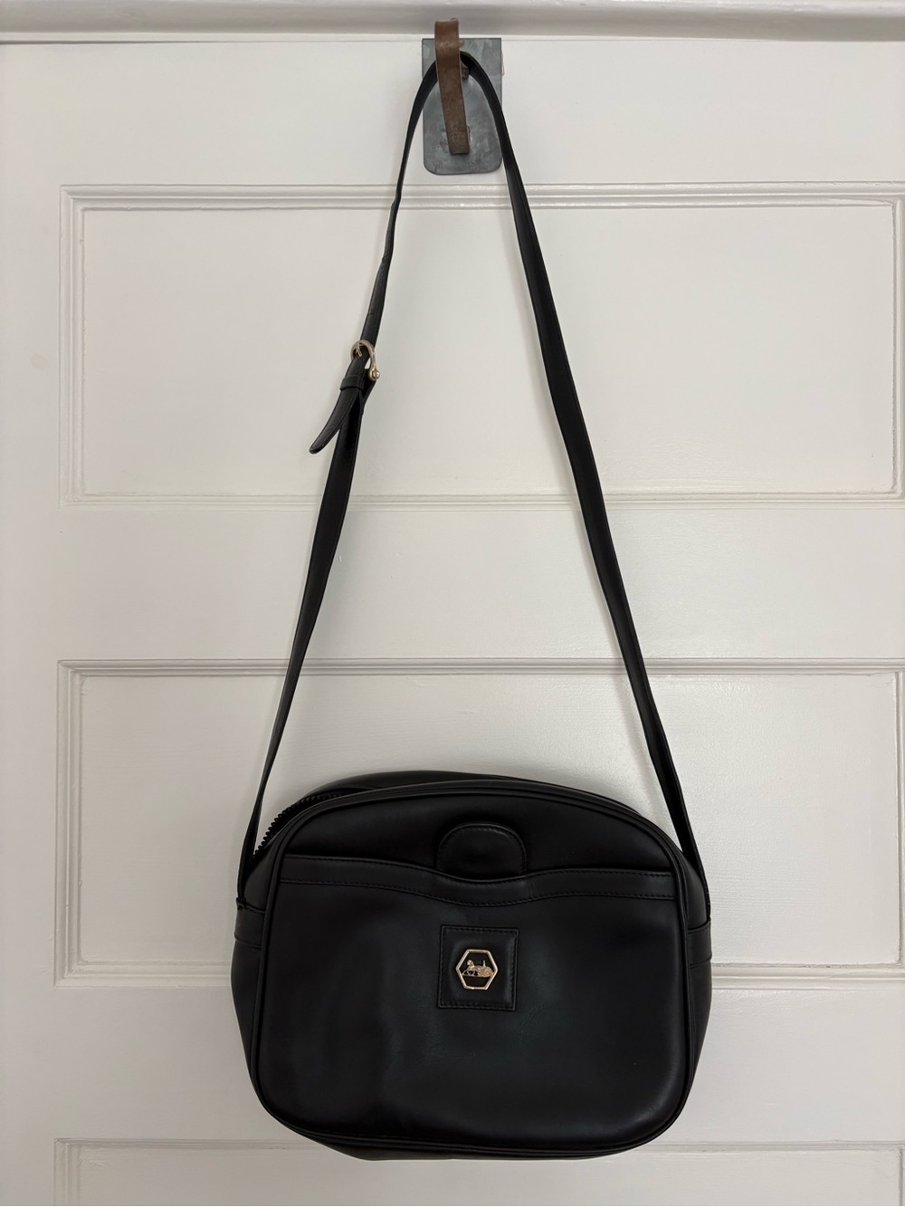 Celine Black Leather Crossbody Bag